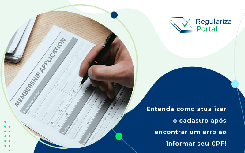 erro quando informo meu CPF
